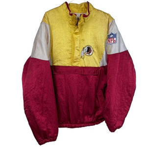 Vintage 90s Washington Redskins Commanders APEX ONE Anorak Jacket XL‎ Colorblock